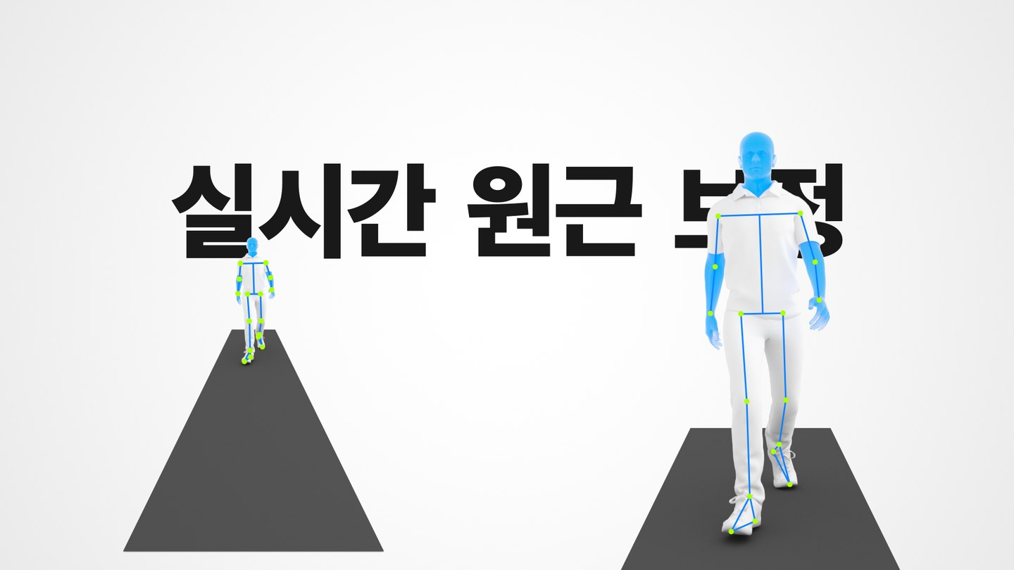 콘티 장면: 실시간 원근 보정