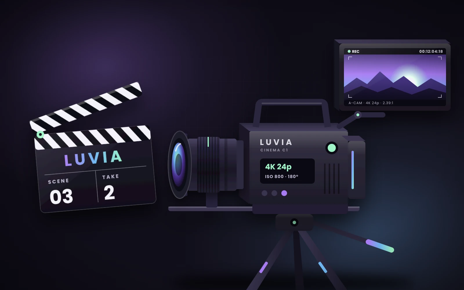 video service mockup